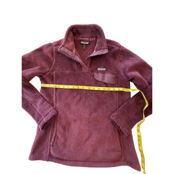 Patagonia Women's Re-Tool Snap-T Pullover Grape Purple Medium‎ Fleece - Picture 5 of 8